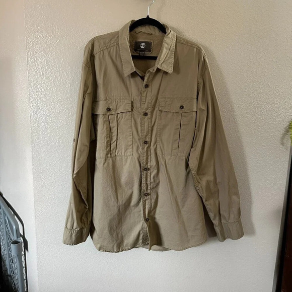 Timberland‎ Men's Button-Down Shirt   Size XX-Large - Picture 1 of 7